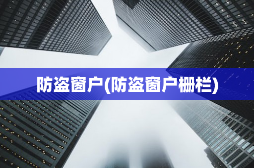 防盗窗户(防盗窗户栅栏)